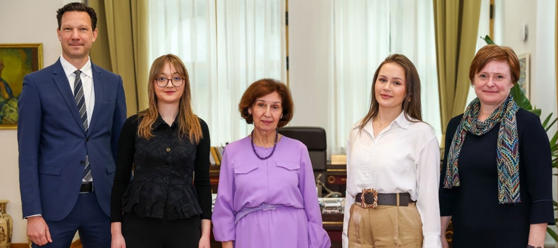 Our student Jana Ivanova, selected as Ambassador for a Day of the 